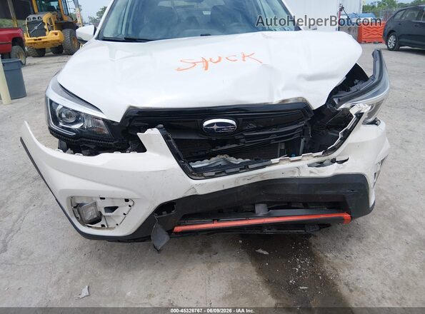 JF2SKAKC1KH538485 2019 SUBARU FORESTER White წინა ხედი
