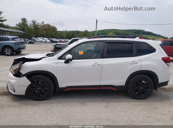 JF2SKAKC1KH538485 2019 SUBARU FORESTER White სალონის 360-გრადუსიანი ხედი