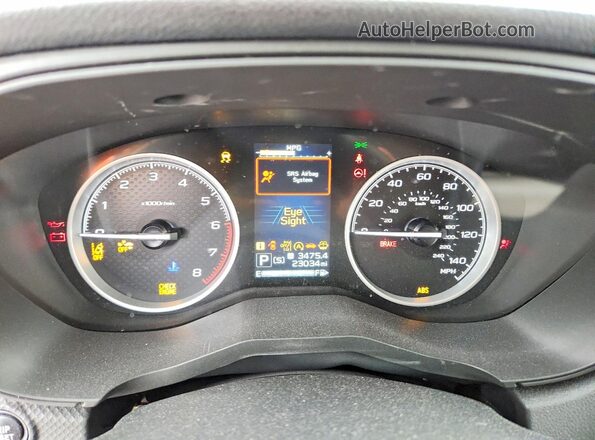 JF2SKAKC8RH511763 2024 SUBARU FORESTER White ხელსაწყოთა პანელის ხედი