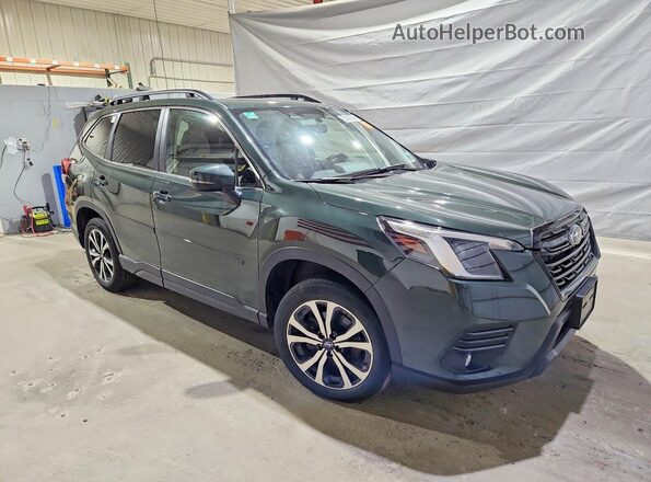 JF2SKALC2RH477494 2024 SUBARU FORESTER Green Delantero derecho