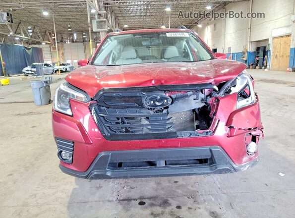 JF2SKALC3RH475348 2024 SUBARU FORESTER Red Widok z przodu
