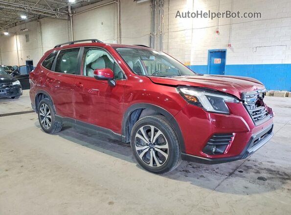 JF2SKALC3RH475348 2024 SUBARU FORESTER Red Przód prawy
