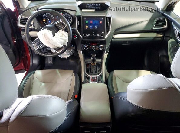 JF2SKALC3RH475348 2024 SUBARU FORESTER Red Widok deski rozdzielczej