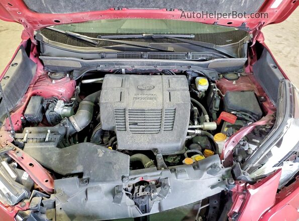 JF2SKALC3RH475348 2024 SUBARU FORESTER Red Widok komory silnika