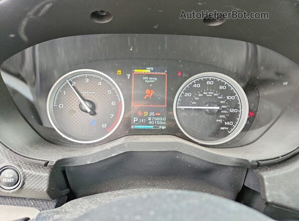 JF2SKALC4RH419208 2024 SUBARU FORESTER Gray Vista del cuadro de instrumentos