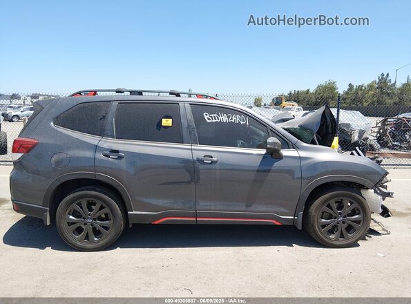 JF2SKALC6MH513390 2021 SUBARU FORESTER Gray უკანა სალონის ხედი