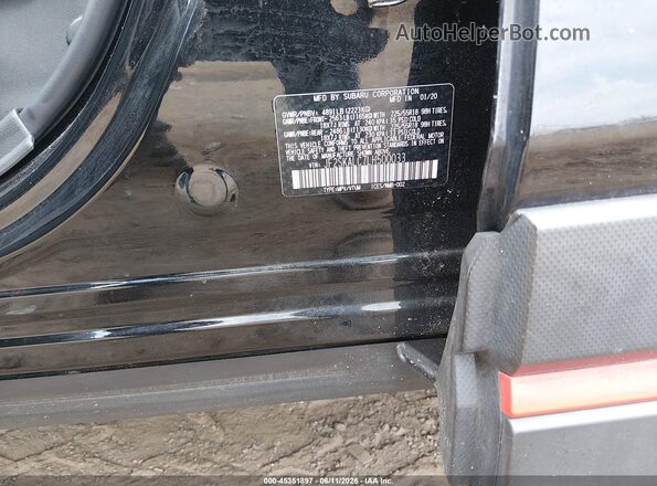 JF2SKALC7LH500033 2020 SUBARU FORESTER Black Vista del compartimento del motor