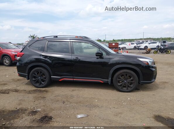 JF2SKALC7LH500033 2020 SUBARU FORESTER Black Vista interior trasera