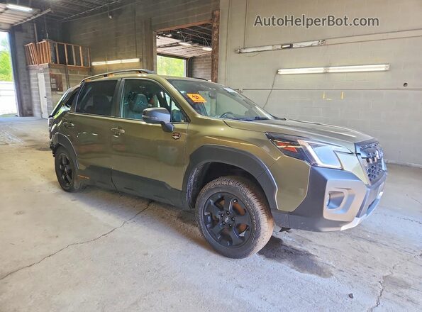 JF2SKALC7NH471152 2022 SUBARU FORESTER Green წინა მარჯვენა