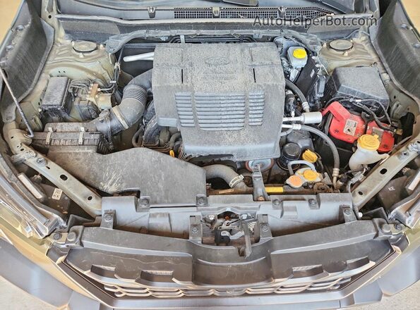 JF2SKALC7NH471152 2022 SUBARU FORESTER Green ძრავის განყოფილების ხედი