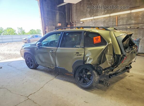 JF2SKALC7NH471152 2022 SUBARU FORESTER Green უკანა მარცხენა