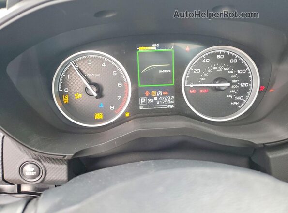 JF2SKALCXRH424719 2024 SUBARU FORESTER Green Սարքավորումների վահանակի տեսք