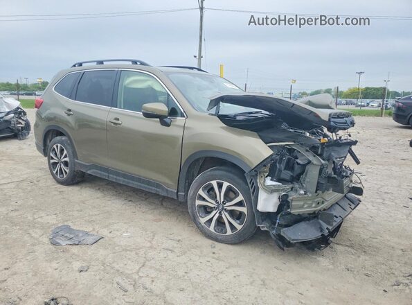 JF2SKALCXRH468431 2024 SUBARU FORESTER Green Передня права чверть
