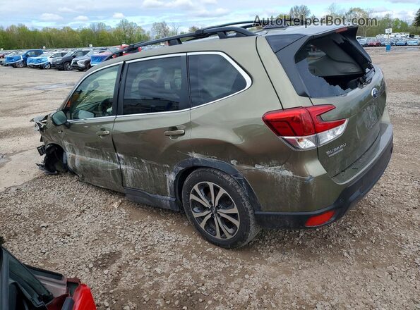 JF2SKALCXRH483625 2024 SUBARU FORESTER Green Հետևի ձախ