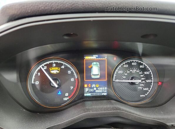 JF2SKAMC0PH470605 2023 SUBARU FORESTER Синий Вид щитка приборов