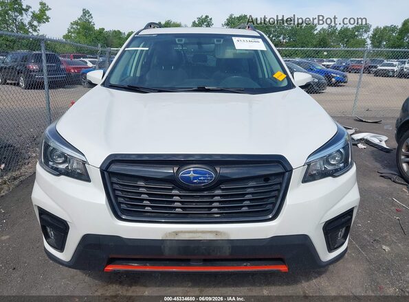 JF2SKAMC1LH432682 2020 SUBARU FORESTER White Widok zestawu wskaźników