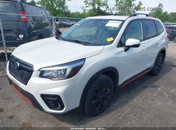 JF2SKAMC1LH432682 2020 SUBARU FORESTER White Przód lewy