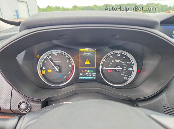 JF2SKAMC2RH419710 2024 SUBARU FORESTER Темно-бордовый Вид щитка приборов