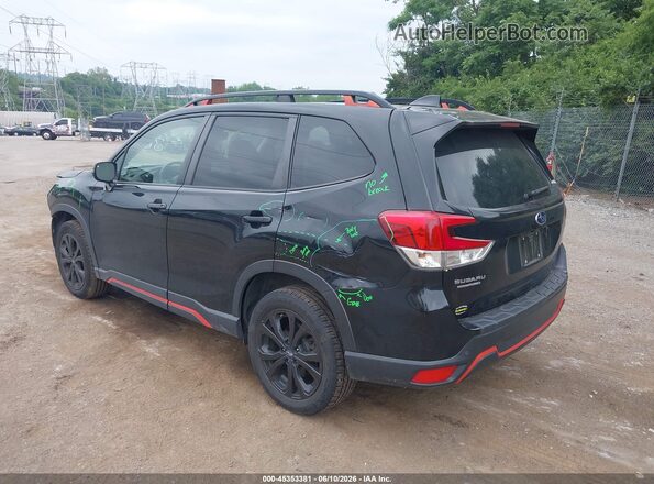 JF2SKAMC5LH525205 2020 SUBARU FORESTER Black Trasero izquierdo