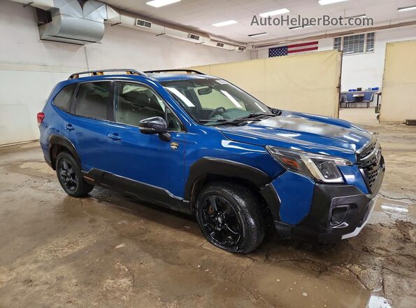 JF2SKAMC6NH485641 2022 SUBARU FORESTER Blue წინა მარჯვენა