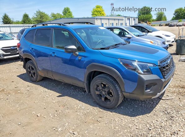 JF2SKAMC8NH442581 2022 SUBARU FORESTER Blue Передня права чверть