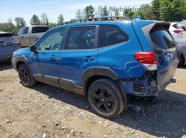 JF2SKAMC8NH442581 2022 SUBARU FORESTER Blue Задня ліва чверть