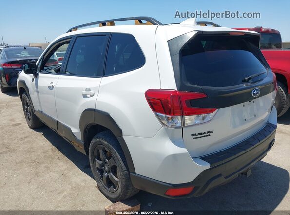 JF2SKAMCXNH528975 2022 SUBARU FORESTER White Հետևի ձախ