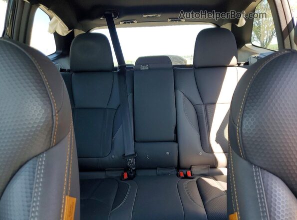 JF2SKAMCXPH498976 2023 SUBARU FORESTER Black Հետևի նստատեղերի տեսք
