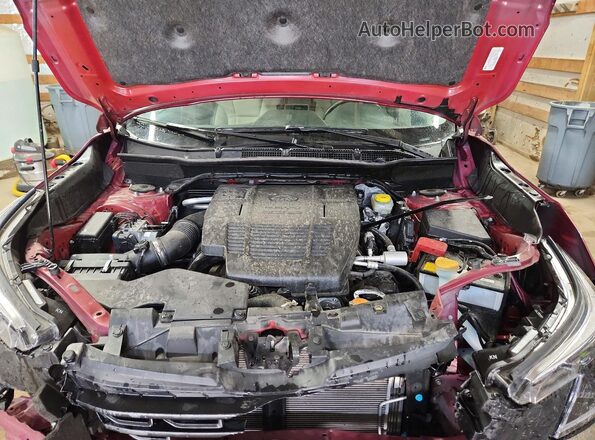 JF2SKANC1NH409274 2022 SUBARU FORESTER Темно-бордовый Вид подкапотного пространства