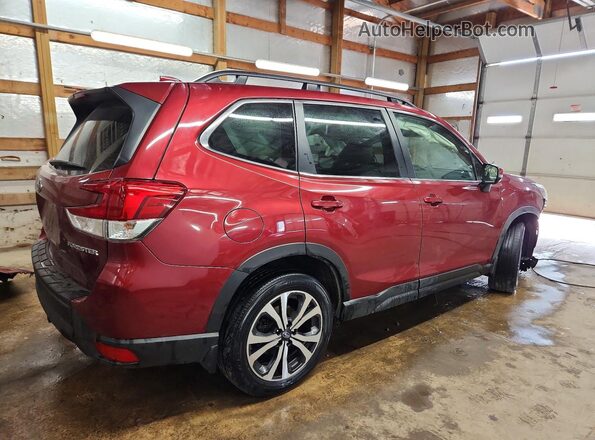 JF2SKANC1NH409274 2022 SUBARU FORESTER Темно-бордовый Задняя правая четверть