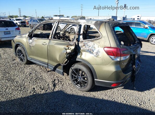 JF2SKANC2NH493282 2022 SUBARU FORESTER Green Задня ліва чверть