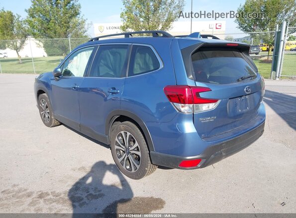 JF2SKANC2NH504507 2022 SUBARU FORESTER Blue Trasero izquierdo