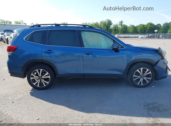 JF2SKANC2NH504507 2022 SUBARU FORESTER Blue Vista interior trasera