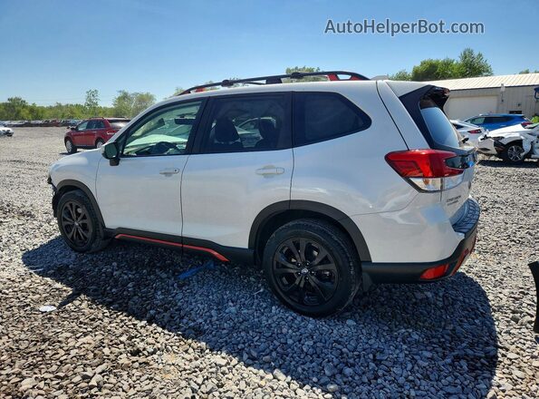 JF2SKAPC3KH517839 2019 SUBARU FORESTER White Rear left