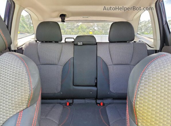 JF2SKAPC3KH583520 2019 SUBARU FORESTER Blue Rear seats view