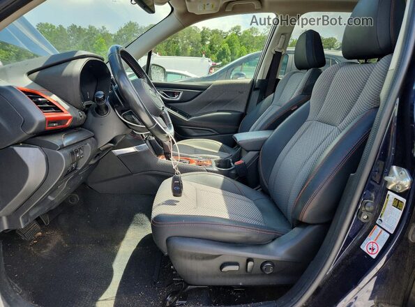 JF2SKAPC3KH583520 2019 SUBARU FORESTER Blue Front interior view