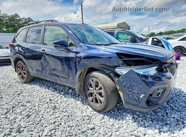 JF2SKAPC3KH583520 2019 SUBARU FORESTER Blue Front right