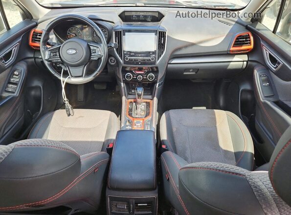 JF2SKAPC3KH583520 2019 SUBARU FORESTER Blue Dashboard view