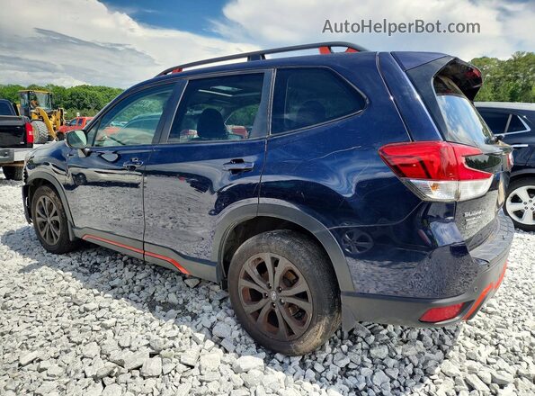 JF2SKAPC3KH583520 2019 SUBARU FORESTER Blue Rear left