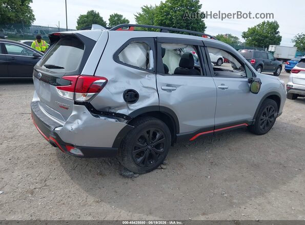 JF2SKAPC4KH503805 2019 SUBARU FORESTER Silver უკანა მარჯვენა