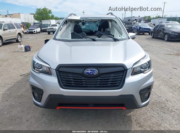 JF2SKAPC4KH503805 2019 SUBARU FORESTER Silver წინა პანელის ხედი