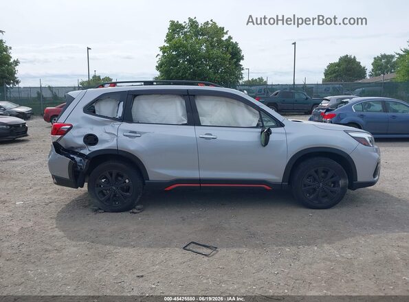 JF2SKAPC4KH503805 2019 SUBARU FORESTER Silver ხელსაწყოთა პანელის ხედი