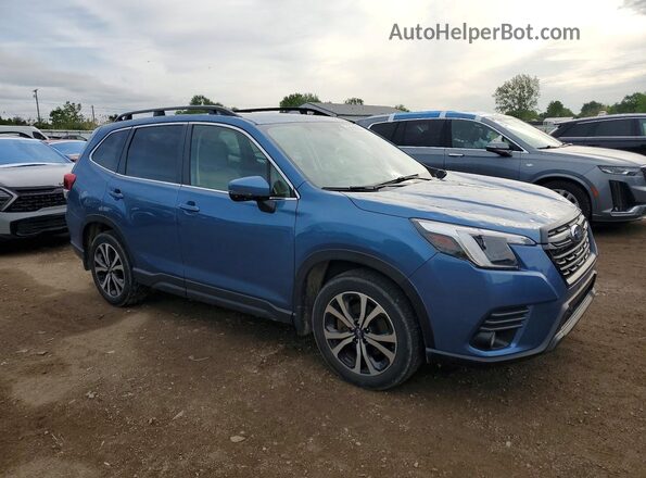 JF2SKAPC4PH447386 2023 SUBARU FORESTER Blue Przód prawy