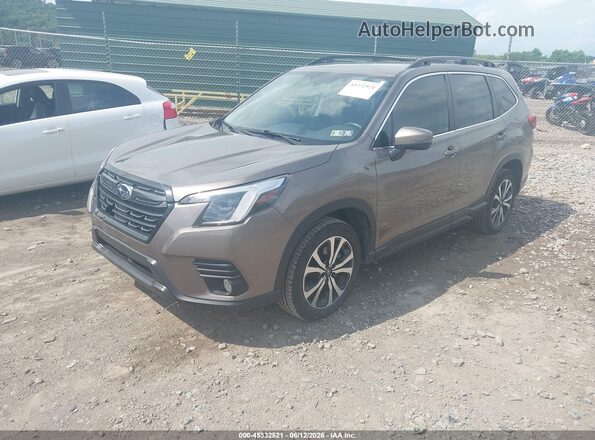 JF2SKAPC5PH549361 2023 SUBARU FORESTER Brown წინა მარცხენა ხედი სამი მეოთხედიდან