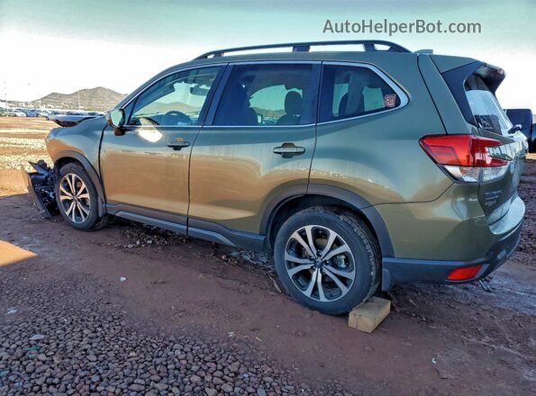 JF2SKAPC6NH521727 2022 SUBARU FORESTER Green Հետևի ձախ