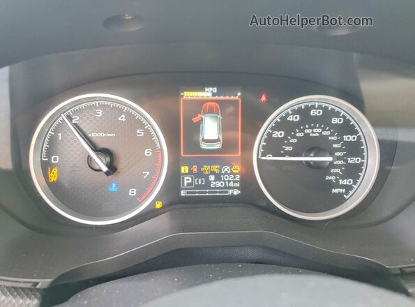 JF2SKAPC6PH433280 2023 SUBARU FORESTER Белый Вид щитка приборов