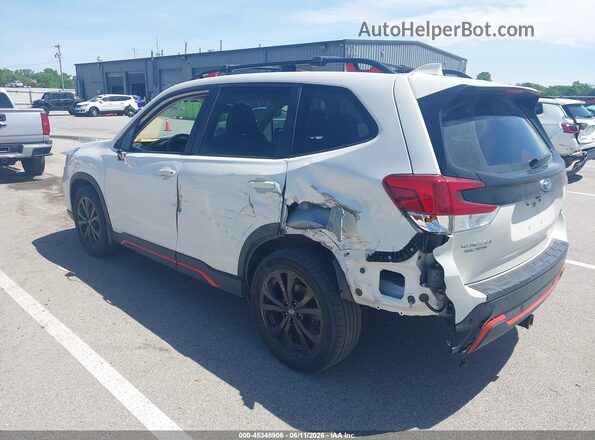 JF2SKAPC7KH564629 2019 SUBARU FORESTER White Trasero izquierdo