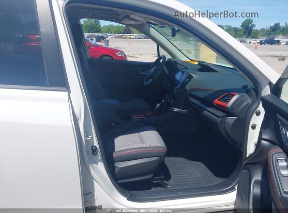 JF2SKAPC7KH564629 2019 SUBARU FORESTER White Vista interior delantera