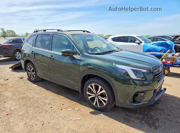 JF2SKAPC8PH418246 2023 SUBARU FORESTER Green Przód prawy