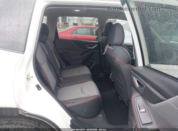 JF2SKAPC9KH466380 2019 SUBARU FORESTER White Widok naklejki z numerem VIN